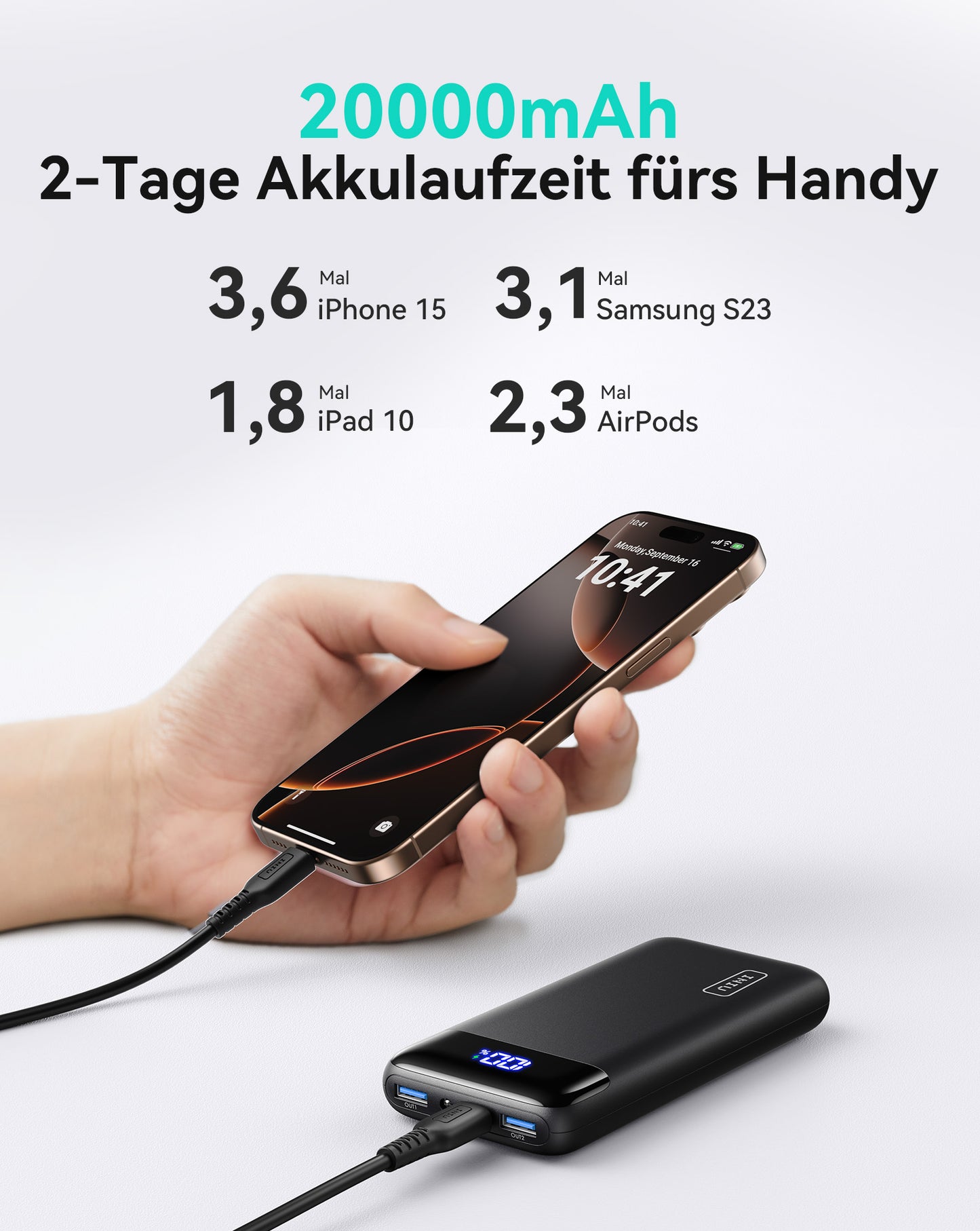 INIU B5 Power Bank 22.5W 20,000mAh