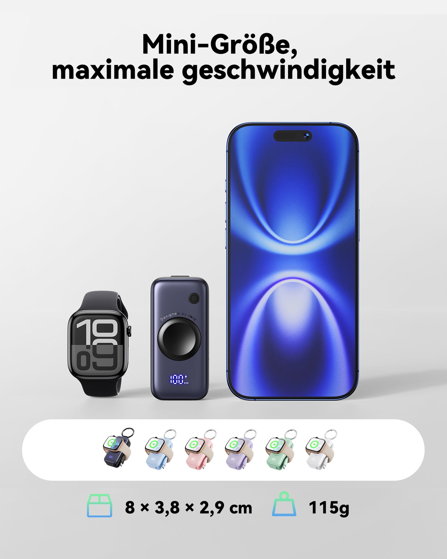 INIU SnapGo P81-E1 Power Bank for iWatch 5W 5,000mAh