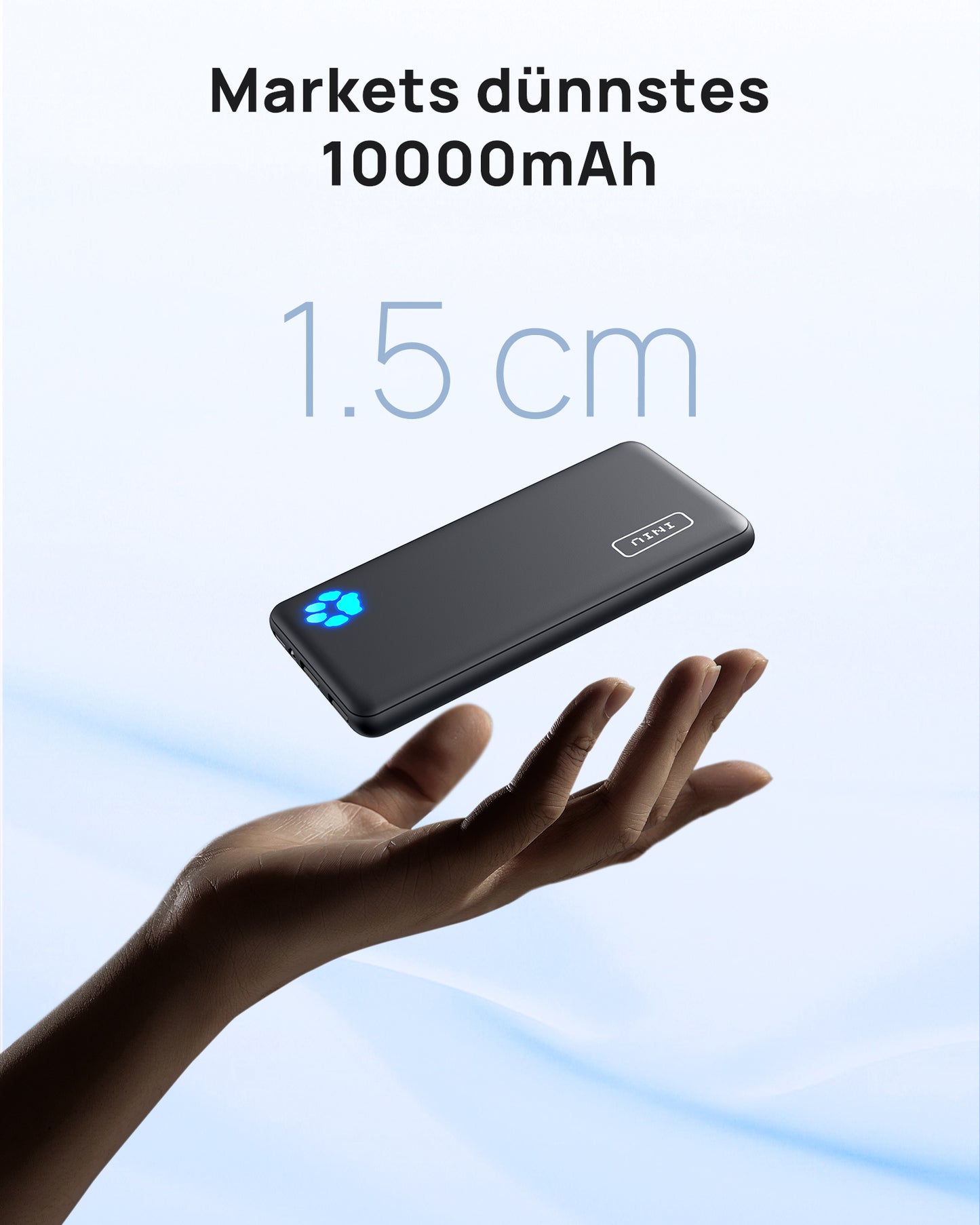 INIU B41 Power Bank 15W High Speed Charging Slimmest 10,000mAh