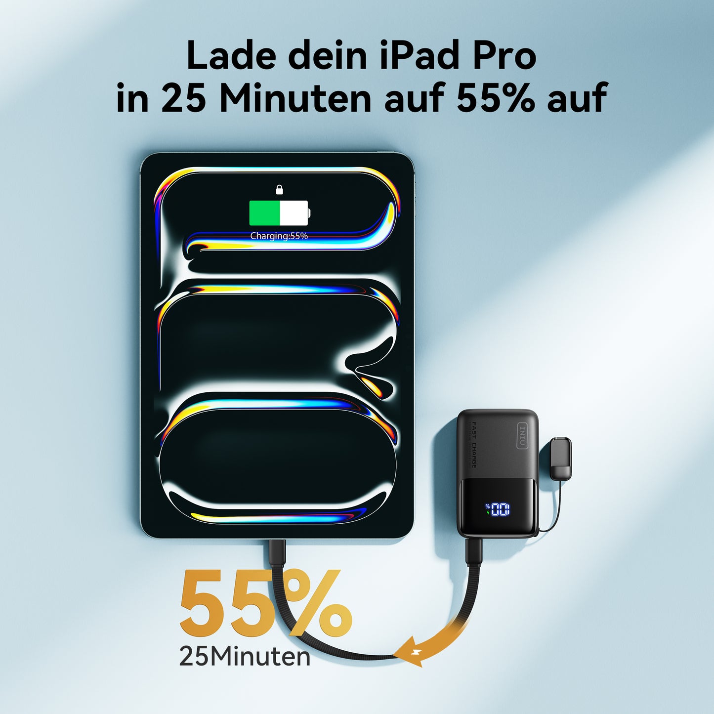 INIU Carry P50-E1 Power Bank 45W Smallest 10,000mAh