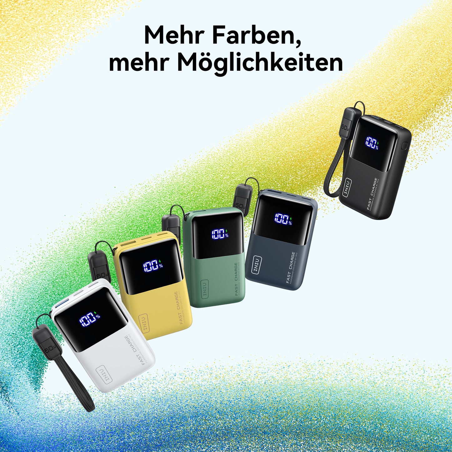 INIU Carry P50-E1 Power Bank 45W Smallest 10,000mAh