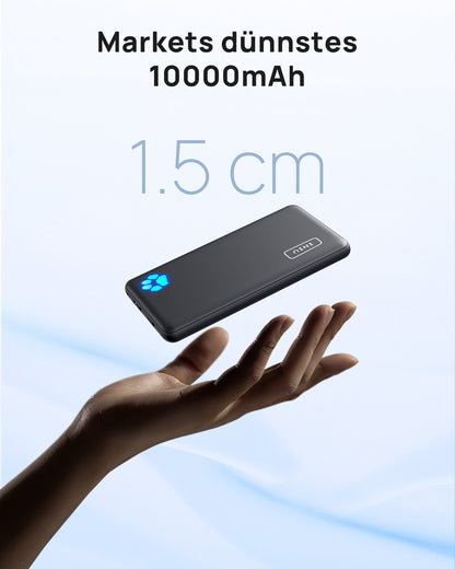 INIU B41 Powerbank 15W Höghastighetsladdning Smalaste 10 000 mAh