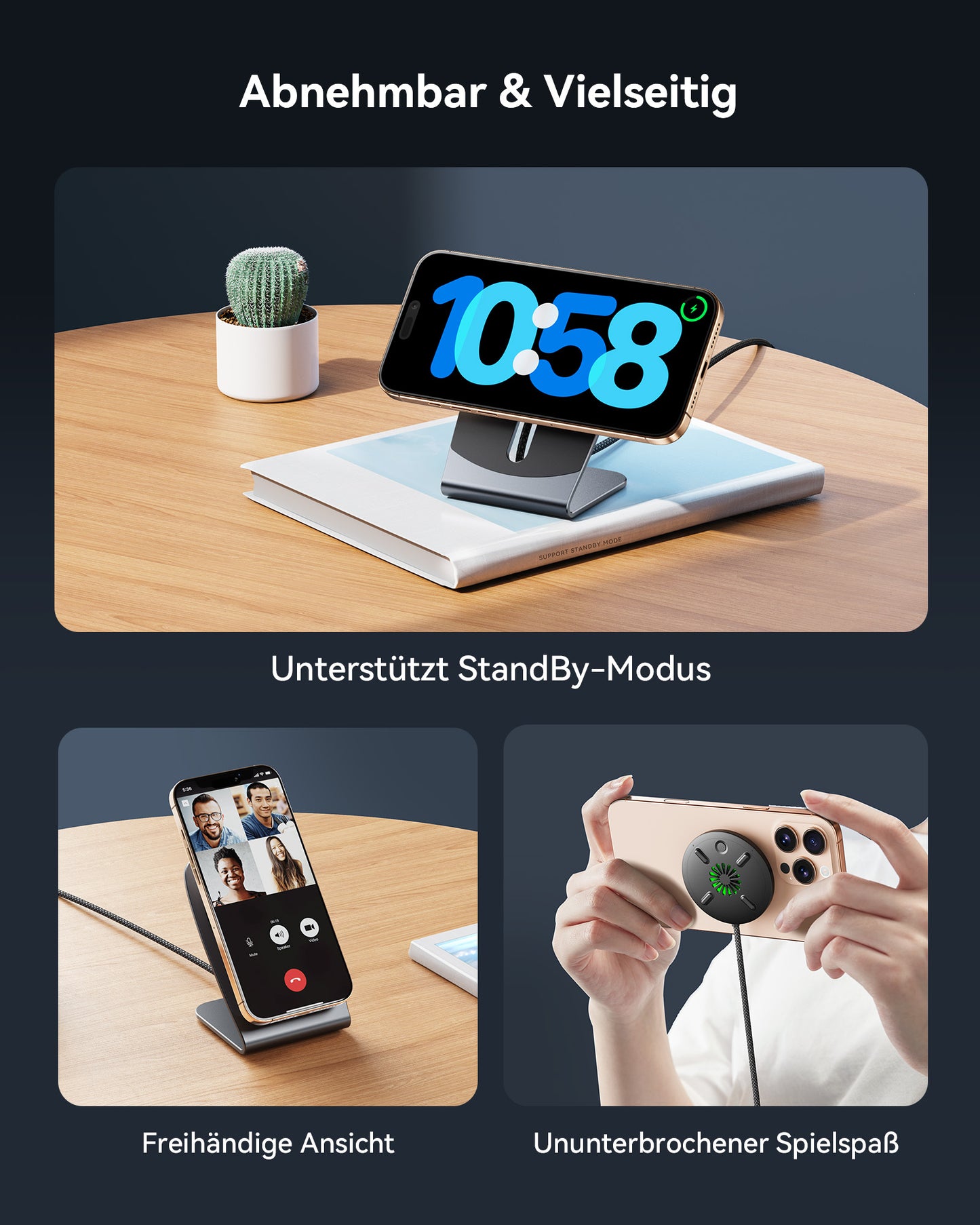 INIU W21-E1 Qi2 15W Magnetic Wireless Charger