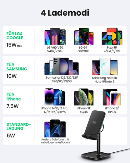 INIU I212 Adjustable 15W Fast Wireless Charger