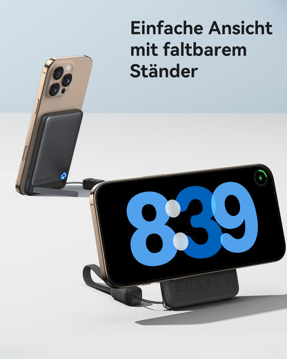 INIU SnapGo P71-E1 Power Bank Magsafe Qi2 15W Schlankste 5.000mAh