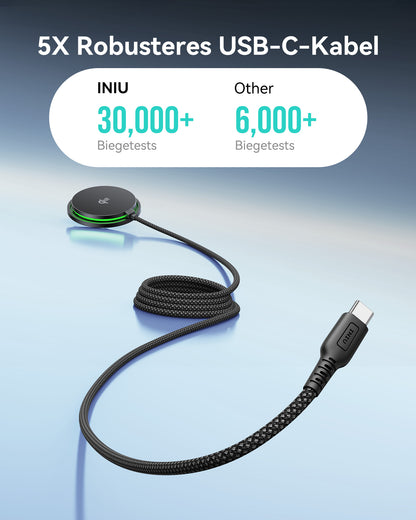 INIU W11-E1 Qi2 15W Magnetic LED Wireless Charger