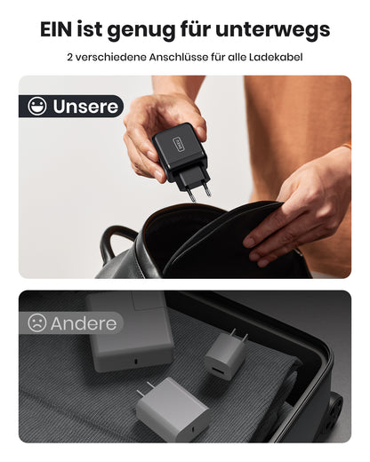 INIU I623 2-Port 45W Super-Schnellladegerät