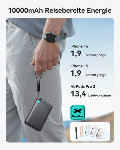 INIU SnapGo P73-E1 Wireless Charger Qi2 15W 10000mAh